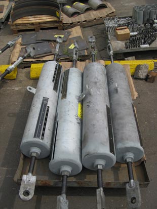 Custom sway braces for 10 inch travel range
